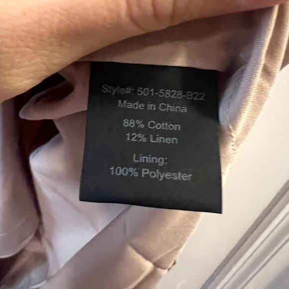 Jenni Kayne James midi Dress Dusk Rose size L cotton linen - Picture 7 of 8